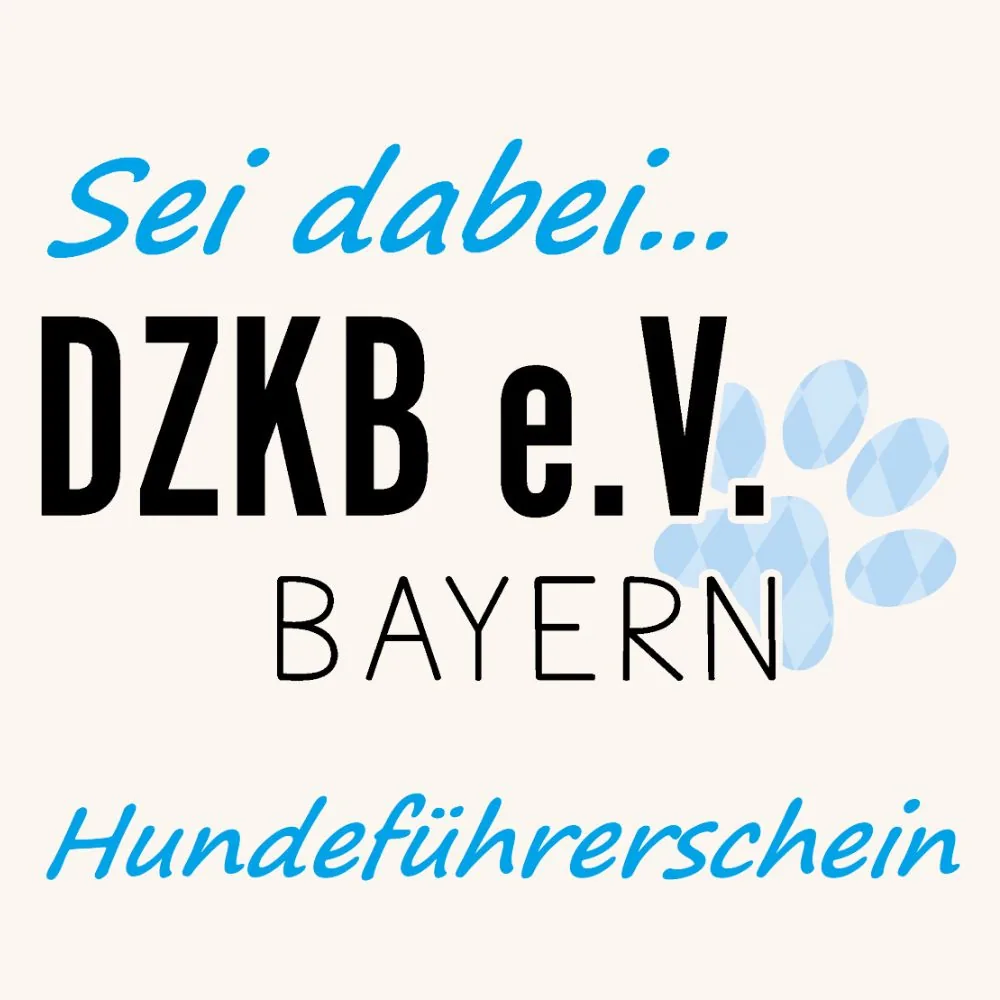 Logo des Hundef&uuml;hrerscheins des DZKB e. V. Bayern