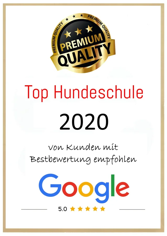 Auszeichnung Top Hundeschule 2020