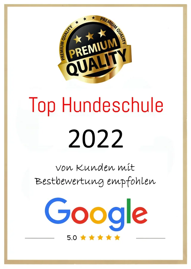 Auszeichnung Top Hundeschule 2022