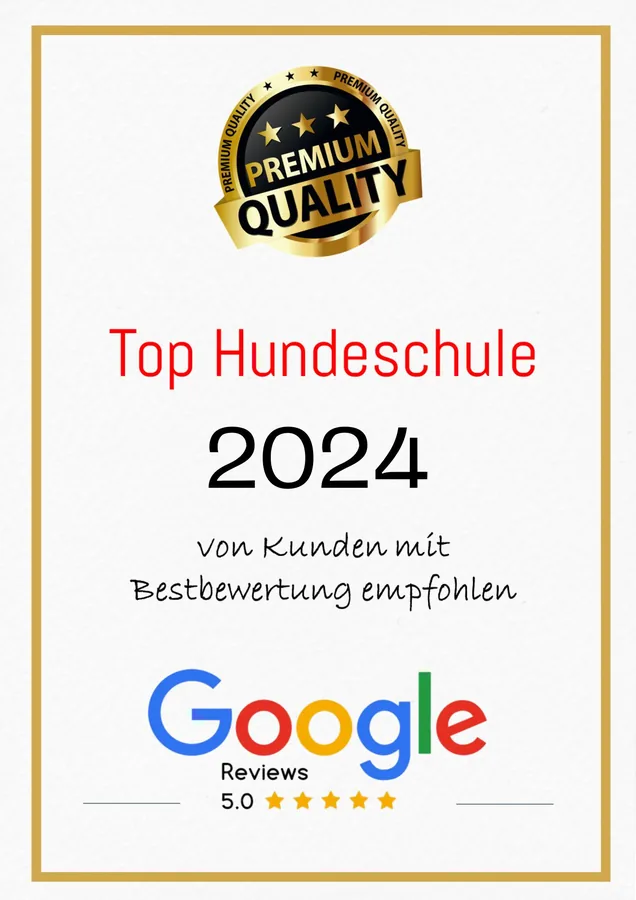Auszeichnung Top Hundeschule 2024
